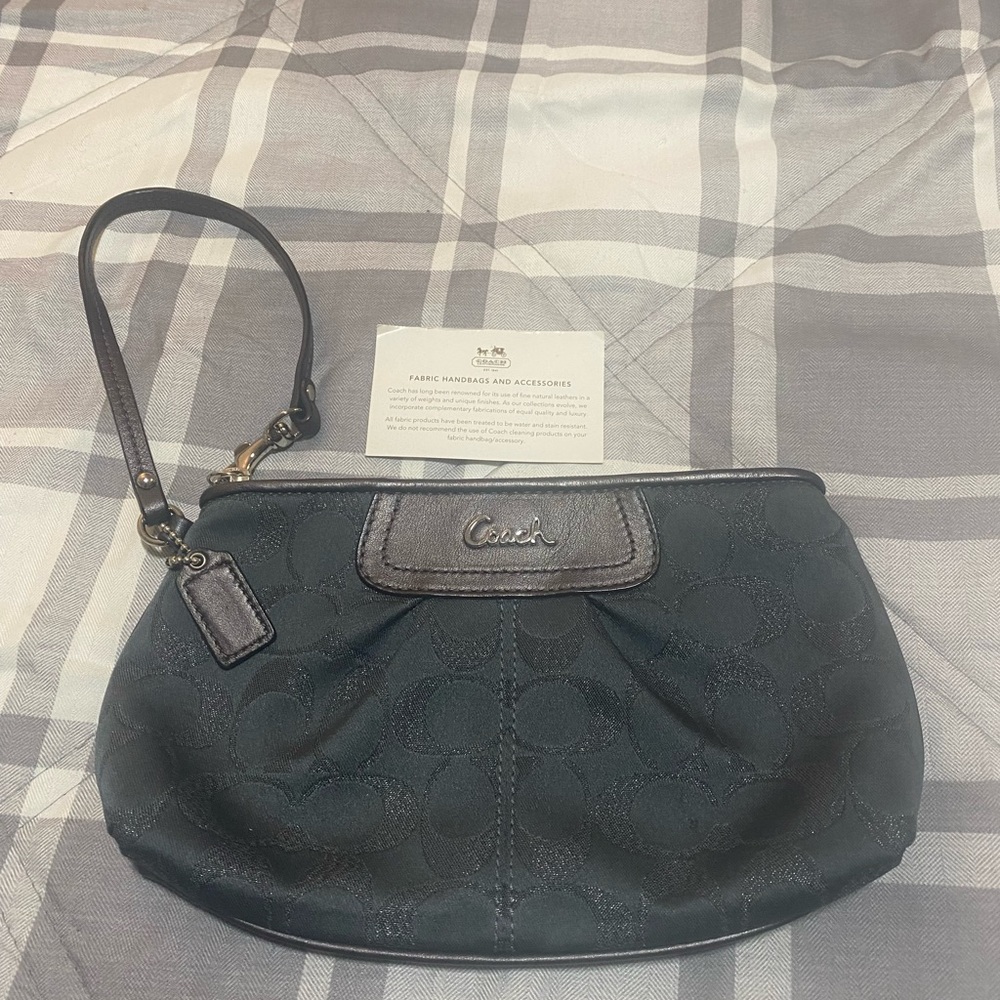 Coach Signature Wristlet